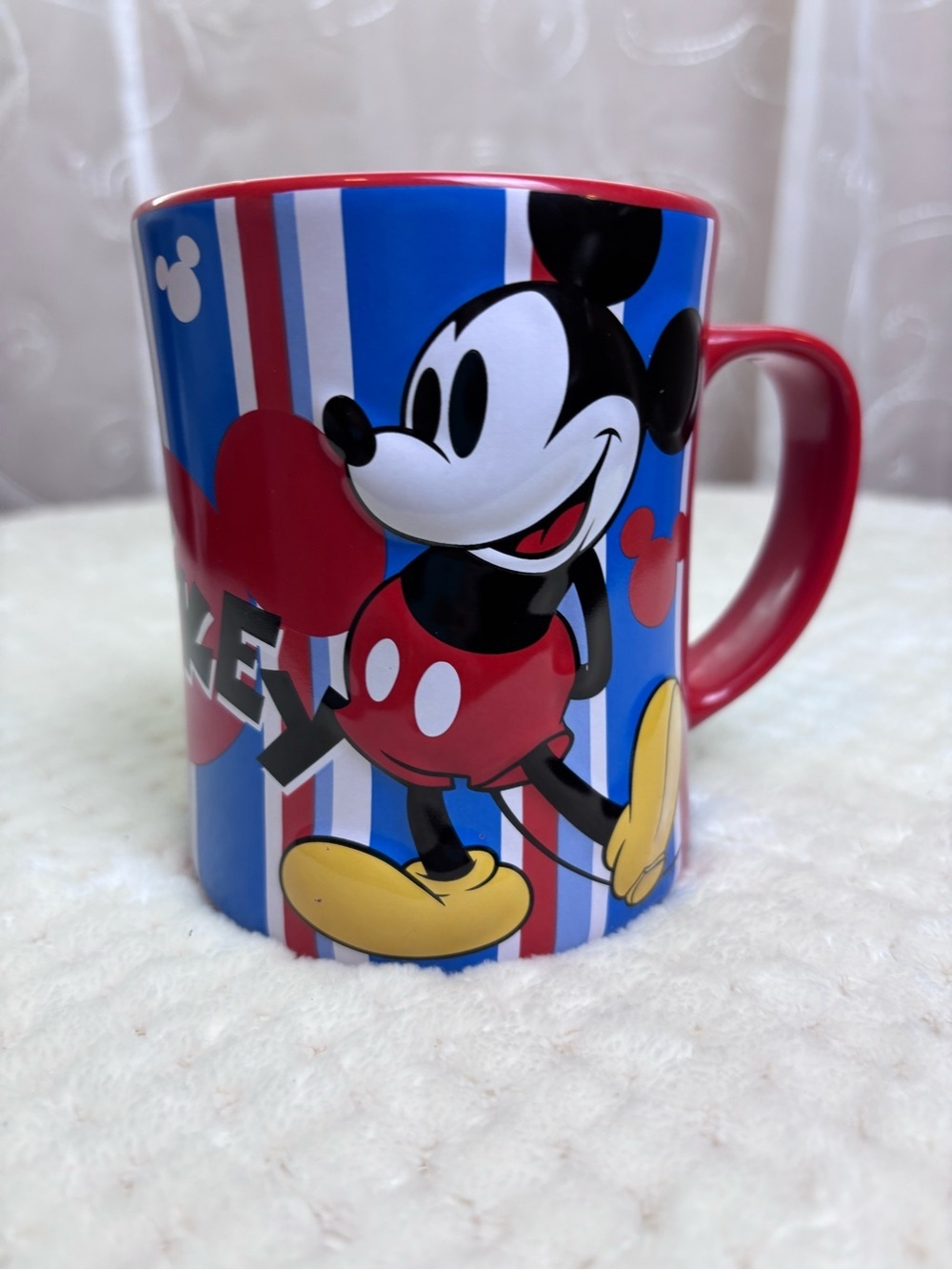 Disney 3-D Mickey Mouse Embossed Ceramic Mug